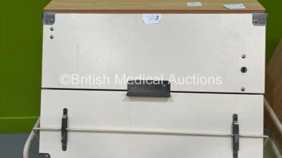 3 x Bristol Maid Drugs Trolleys (2 x with Keys, 1 x without) - 4