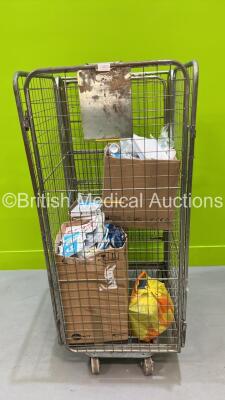 Job Lot of Consumables Including Philips Heartstart FR2 Pads (Out of Date) Intersurgical Oxygen Masks and Various Philips Electrode Pads (Out of Date) *Cage Not Included*