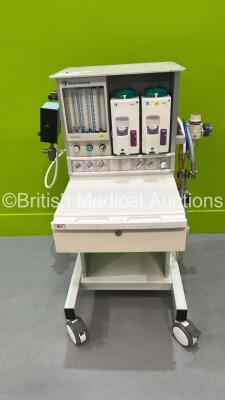 Datex-Ohmeda Aestiva/5 Induction Anaesthesia Machine with 2 x Datex-Ohmeda Tec 7 Isoflurane Vaporizers, 1 x InterMed Penlon Nuffield Anaesthesia Ventilator Series 200 and Hoses *S/N AMWG00127*
