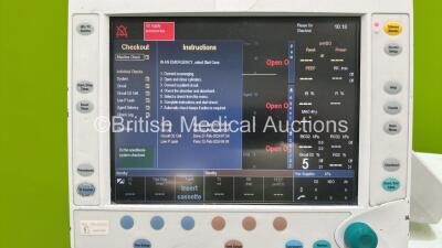 Datex-Ohmeda Aisys Anaesthesia Machine Software Version 08.01 with M-CAi0V Gas Module with Spirometry, M-NIBP Module, Bellows, Absorber and Hoses (Powers Up) *S/N ANAN00274* - 2