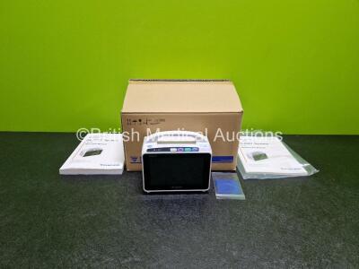Fukuda Denshi Dynascope Type DS-8700N Bedside Monitor (Like New In Box, No Battery with Unit) Including ECG/RESP, NIBP, TEMP 1/2, MULTI 1/2, AUX and SpO2 Options and Manuals *Stock Photo*