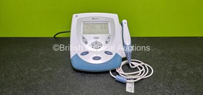 Chattanooga Group Intelect Mobile Model 2776 Dual Frequency Ultrasound Therapy Unit Version 2.1 with 1 x Probe (Powers Up and Cracked Probe Casing - See Photo) *SN T6117*
