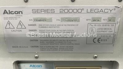 Alcon Surgical Series 20000 Legacy Cavitron/Kelman Phaco Emulsifier Aspirator with 3 x Alcon Turbosonic-375 Handpieces (No Power) - 7