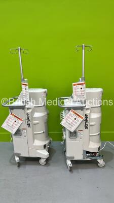 2 x Stryker Neptune 2 Ultra High Vacuum / High Flow Continuous Surgical Suction Unit (Both Power Up with 1 x Error and Loose Casing - 110V Power Supply - Power Supply Not Included)