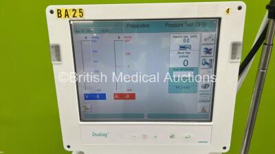 B-Braun Dialog + Dialysis Machine Software Version 8.28 Running Hours 32393 with Hoses (Powers Up) *S/N 38856* - 3