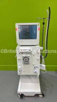 B-Braun Dialog + Dialysis Machine Software Version 8.28 Running Hours 36591 with Hoses (Powers Up) *S/N 151085*