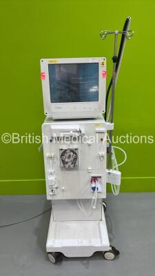 B-Braun Dialog + Dialysis Machine Software Version 8.28 Running Hours 56054 with Hoses (Powers Up) *S/N 151085*