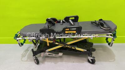 Ferno Pegasus Hydraulic Ambulance Stretcher with Mattress (Hydraulics Tested Working) *S/N PEG3627*