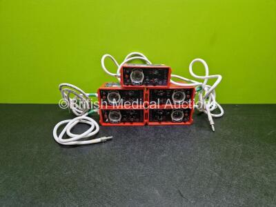 5 x PneuPac paraPAC 200D MR Compatible Ventilators with Hose