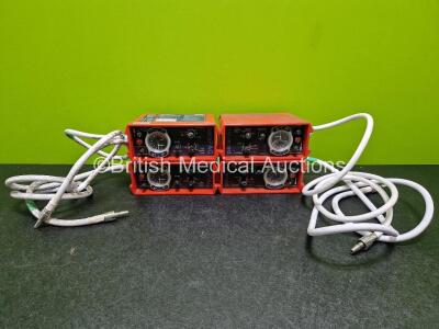 4 x PneuPac paraPAC 200D MR Compatible Ventilators with Hose