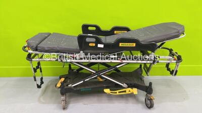 Ferno Megasus Hydraulic Ambulance Stretcher with Mattress (Hydraulics Tested Working - Headrest Faulty)