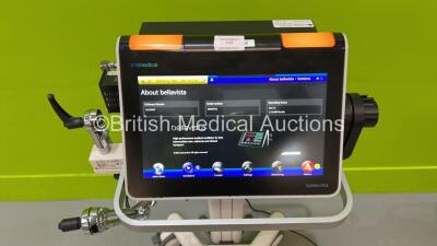 Imtmedical bellavista 1000 Ventilator Ref 301.100.000 Software Version 6.0.2100.0 - Operating Hours 651.5 with Hoses (Powers Up) *S/N MB204509* **Mfd 2020** - 2