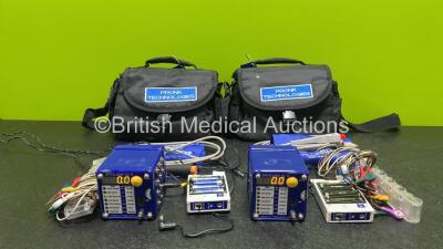 2 x Pronk Technologies SimCube SC-5 with 2 x Power Supplies and Accessories in Carry Bags (Both Power Up) *SN 11241 / 11417*