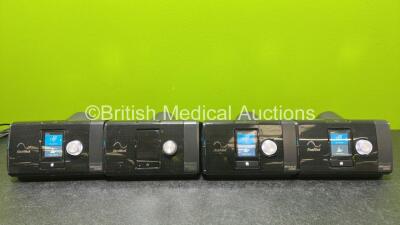 4 x ResMed AirSense 10 Autoset CPAP Units with 4 x Power Supplies (3 x Power Supply, 1 x No Power, 2 x Missing Side Covers and 2 x Missing Humidifier Chambers - See Photos) *SN 23171683349 / 23192643695 / 23192685373 / 23193554394*