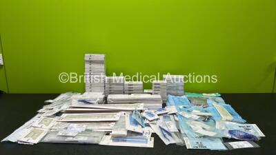 Job Lot Including Various Medical Consumables Including DePuy Synthes Drill Bit 2.8mm, DePuy Synthes Guide Wire 2.8mm, Plate Clover Leaf 3.5mm, Synthes T-Adaption Plate 1.5, Synthes Y-Adaption Plate 1.5, Synthes Washer 13.0/6.6mm, Synthes Cann Screw 4.0mm