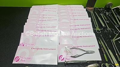 Job Lot Including 22 x Nippers GP 13cm Straight S/Sp W/c Smooth Handle and Various Surgical Instruments - 2