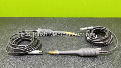 Job Lot Including 1 x Medtronic Xomed Ref 33-27100 Straight Handpiece and 1 x Medtronic Xomed-Treace Ref 33-27750 Angled Handpiece