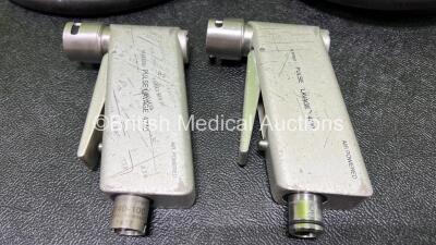 2 x MicroAire Hi Speed Pulse Lavage 4740-100 & 4740-200 Handpieces with 2 x Air Hoses - 5