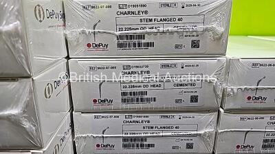 Job Lot of Johnson & Johnson Depuy Synthes Including 1 x Charnley Stem Long Neck 2 Ref 9623-52-000 *Expired - Sealed and Unused*, 2 x Charnley Stem Long Neck 1 Ref 9623-49-000 *All In Dates - Sealed and Unused*, 2 x Charnley Stem Extra Heavy Long Neck 1 R - 6