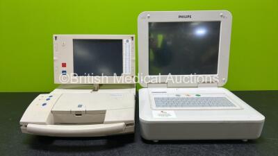 Mixed Lot Including 1 x Medtronic 9790C Vitatron Programmer (Powers Up and Stuck on Loading - See Photo) and 1 x Philips PageWriter TC70 ECG Machine (Untested Due to No Power Supply and Damaged Casing - See Photo)