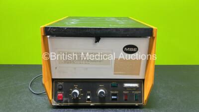 MSE SR Centrifuge (No Power and Damaged Case - See Photo)