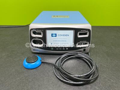 Covidien Valleylab FT10 Energy Platform Unit *Mfd 2023* Software Version 4.0.4.5, Boot Version 1.0.0 with Bipolar Dome Footswitch (Powers Up) *SN T3D62721DX*
