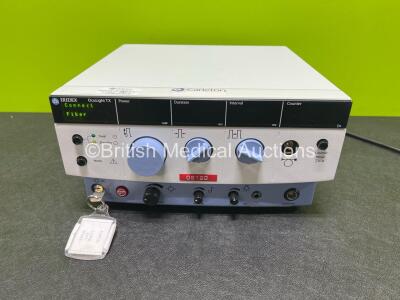Iridex Oculight TX Laser Unit with Footswitch *Powers Up with Donor Key - Key Not Included* (Missing Dial - See Photos) *SN TX18066C*