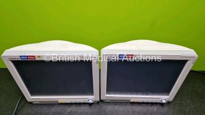 2 x Mindray BeneView T8 Patient Monitors (Both Power Up) - 5