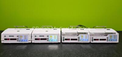 Job Lot Including 2 x Arcomed AG Syramed uSP 6000 Syringe Pumps and 2 x Arcomed AG Volumed uVP7000 (All Power Up) *SN 71096617 / 71086007 / 61126288 / 61126258*