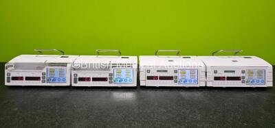 Job Lot Including 2 x Arcomed AG Syramed uSP 6000 Syringe Pumps and 2 x Arcomed AG Volumed uVP7000 (All Power Up) *SN 61126296 / 61086103 / 71096603 / 71076992*