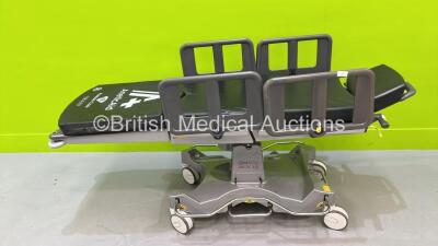 Anetic Aid QA4 Manual Function Surgery Trolley with Cushions (Hydraulics Tested Working) *S/N 483*