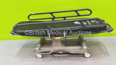 Anetic Aid QA3 Hydraulic Patient Trolley 2.0 with Mattress (Hydraulics Tested Working - Mattress Damaged - See Pictures) *S/N 4405*