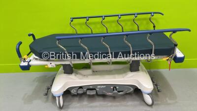 Stryker 1105 Prime Series Hydraulic Patient Stretcher with Mattress (Hydraulics Tested Working) *S/N 1401 030871*