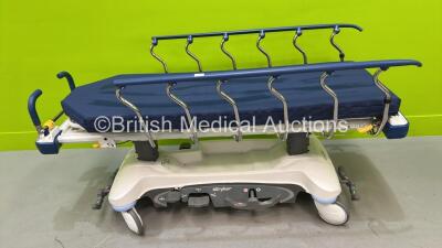 Stryker 1105 Prime Series Hydraulic Patient Stretcher with Mattress (Hydraulics Tested Working) *S/N 1401 030872*