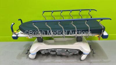 Stryker 1105 Prime Series Hydraulic Patient Stretcher with Mattress (Hydraulics Tested Working) *S/N 1401 030870*