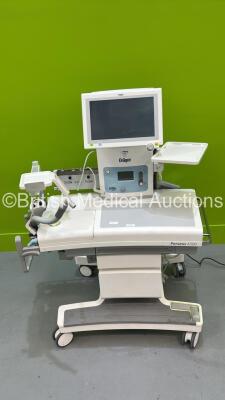 Drager Perseus A500 Anaesthesia Machine Ref MK06000-30 *Mfd 2015* with Hoses and Accessories (Draws Power - Blank Screen)