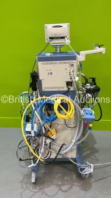 Drager Fabius Tiro Anaesthesia Machine Software Version 3.37a - Total Run Hours 15047 Total Ventilator Hours 84 with Drager Vamos Plus Gas Monitor, Bellows and Hoses (Powers Up) *S/N ASLC-0005* - 7