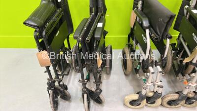 5 x Roma Manual Wheelchairs with Selection of Foot Rests - 2