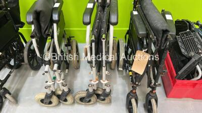 5 x Roma Manual Wheelchairs with Selection of Foot Rests - 3