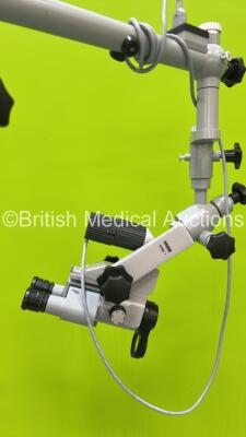 Zeiss OPMI 1 Microscope on Stand with Binoculars, 2 x 12,5x Eyepieces and f = 375 Lens (Powers Up - No Light) - 2