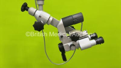 Zeiss OPMI 1 Microscope on Stand with Binoculars, 2 x 12,5x Eyepieces and f = 375 Lens (Powers Up - No Light) - 3