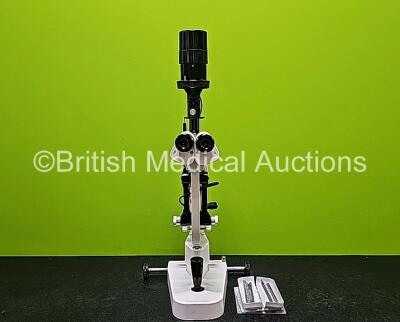 Unknown Slit Lamp with 2 x 12.5x Eyepieces (Untested Due to No Power Supply)