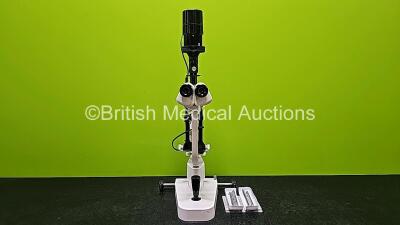 Unknown Slit Lamp with 2 x 12.5x Eyepieces (Untested Due to No Power Supply)