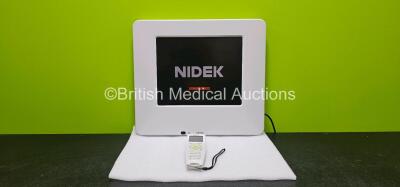 Nidek SC-1600 System Chart *Mfd 2012* (Powers Up) with Nidek Chart Remote Control *Mfd 2018*(Powers Up)