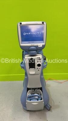 Alcon Infiniti with Ozil Aqualase Vision System/Phacoemulsifier Ref 210-0000-511 Software Release 02.06 with Footswitch (Powers Up - Some Casing Damage - See Photos) *11011181X*