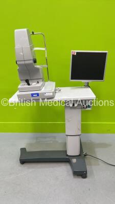 Zeiss VisuCam NM/FA Ref. 1480-687 Digital Retina Camera *Mfd -2008* with Monitor on Motorised Table (Powers Up - HDD Removed) *999932*