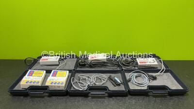 Job Lot Including 2 x Drentech Vacuum Ref 10172 Units with 3 x Redax Battery Chargers in Cases *SN 059 / 082*