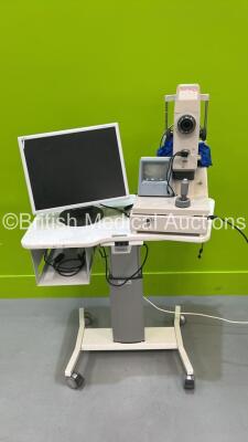Canon CR-DGi Non-Mydriatic Retinal Camera with Monitor on Motorized Table (Powers Up) *S/N 311624*