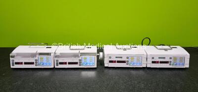 Job Lot Including 2 x Arcomed AG Syramed uSP 6000 Syringe Pumps and 2 x Arcomed AG Volumed uVP7000 (All Power Up) *SN 61106167 / 61106169 / 71096630 / 71096619*