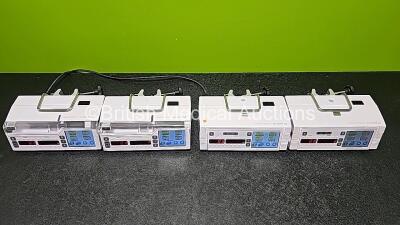 Job Lot Including 2 x Arcomed AG Syramed uSP 6000 Syringe Pumps and 2 x Arcomed AG Volumed uVP7000 (All Power Up) *SN 6126185 / 61126180 / 71076998 / 71086025* - 2